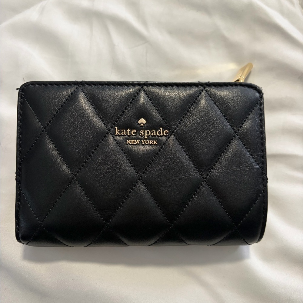 Kate Spade Black Quilted Wallet
